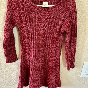 Crazy 8 Women's Maroon Crew Neck dress